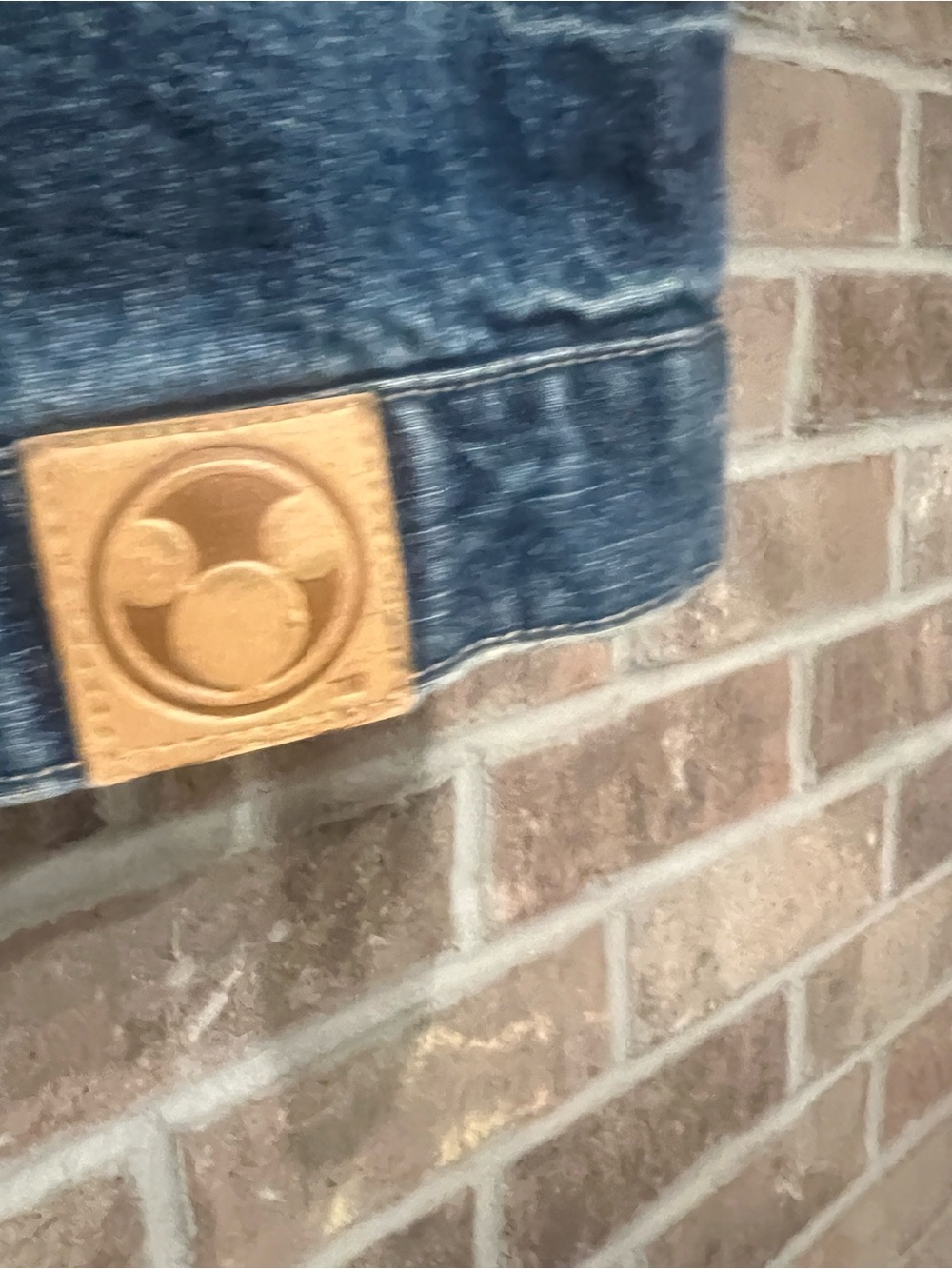 Disney Blue Denim Jean Jacket with Incredibles Patch - Picture 3 of 4